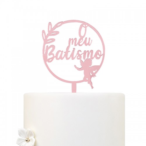 Topo Bolo O Meu Batismo